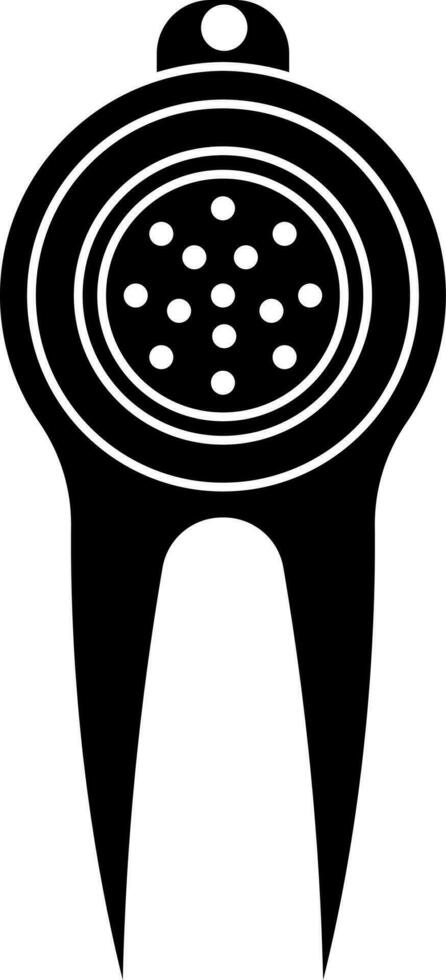 Golf marker icon or symbol in flat style. vector