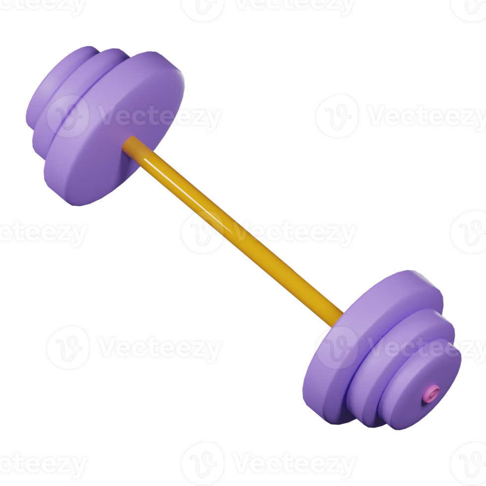gym equipment 3d icon pack png
