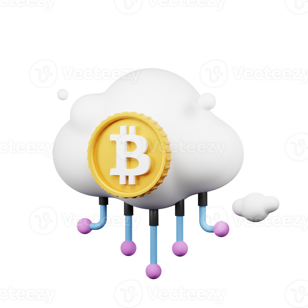 bitcoin 3d icon pack png