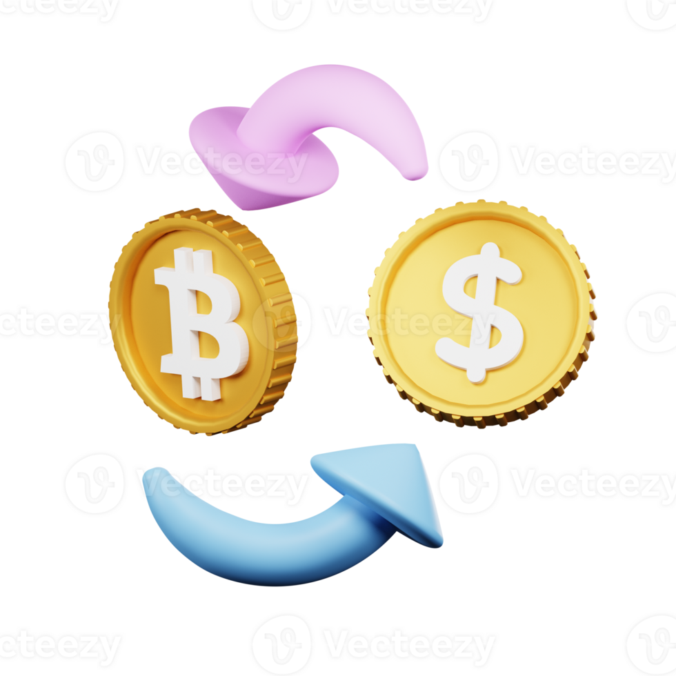 bitcoin 3d icon pack png