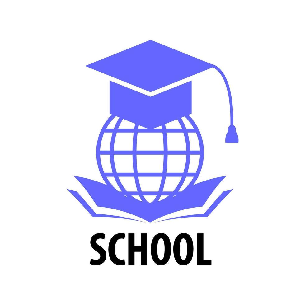 colegio y educación logo vector