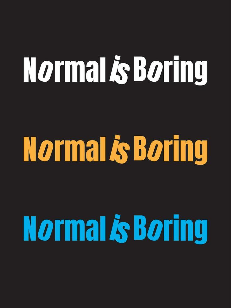 Vector typography t shirt