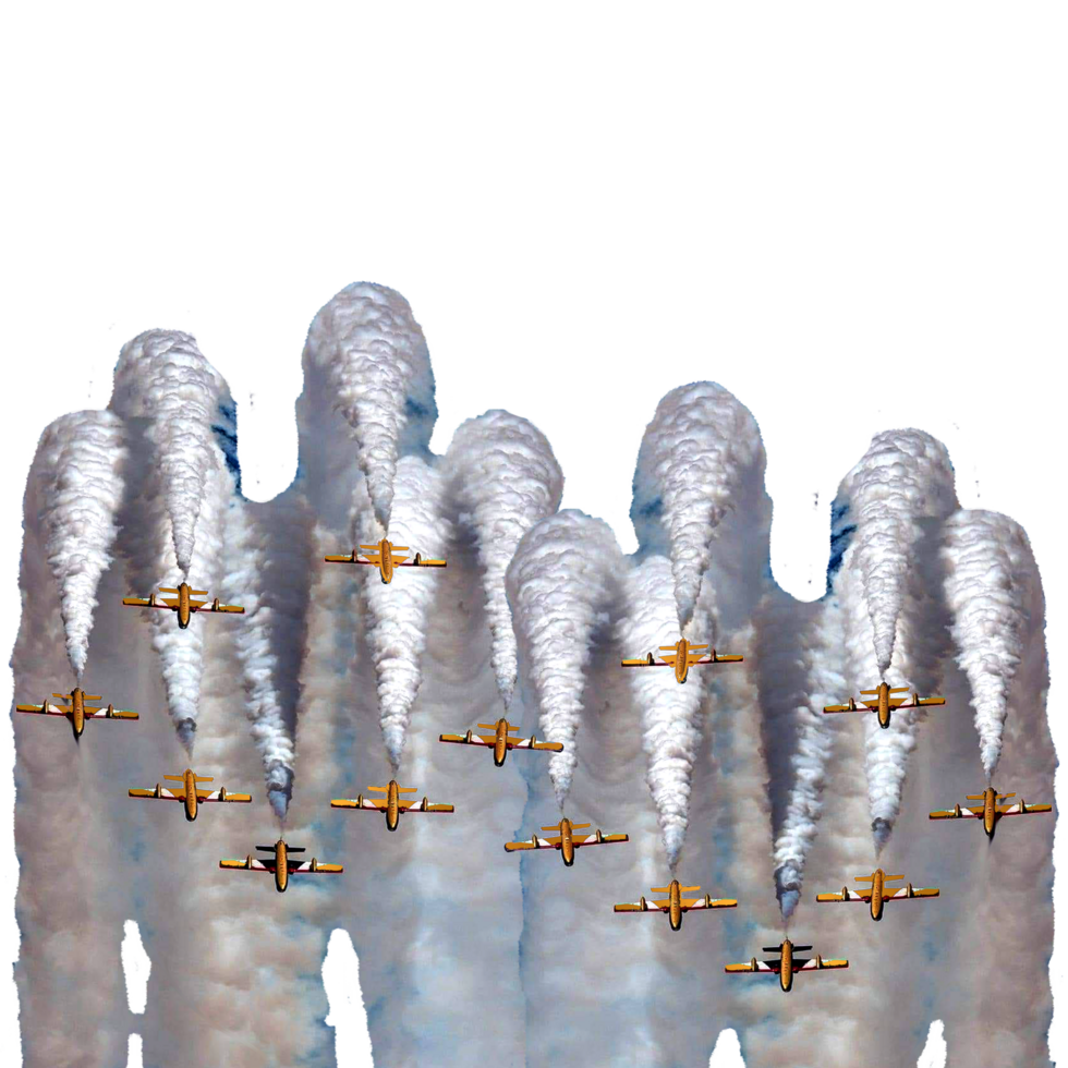 icon aerobatics planes in the sky png