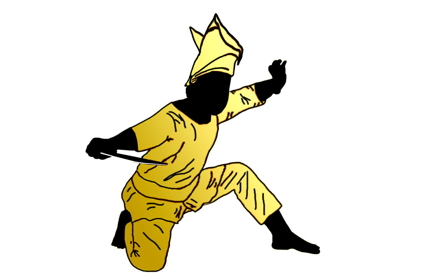 icon logo warrior hold weapon had blade png
