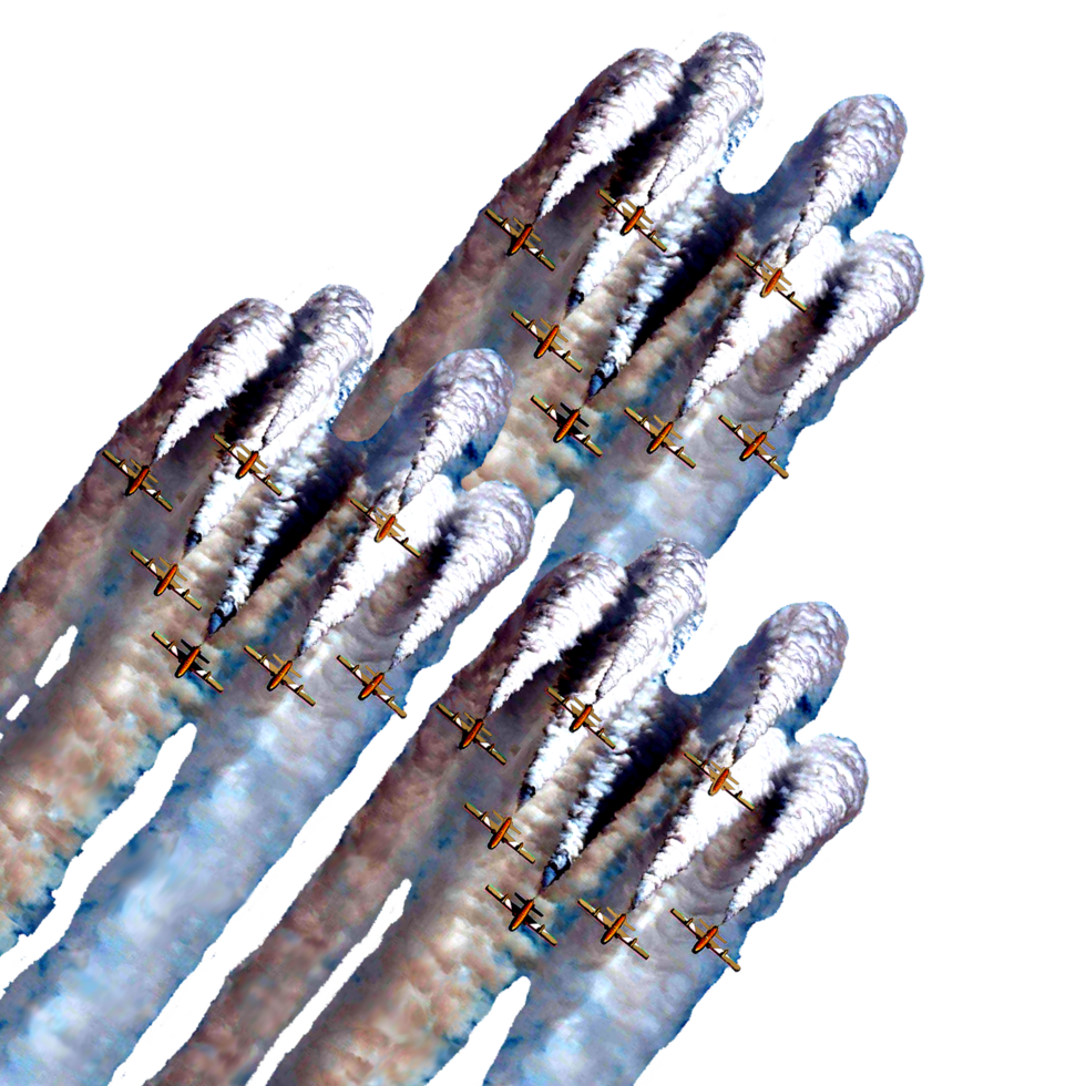 icon aerobatics planes in the sky png