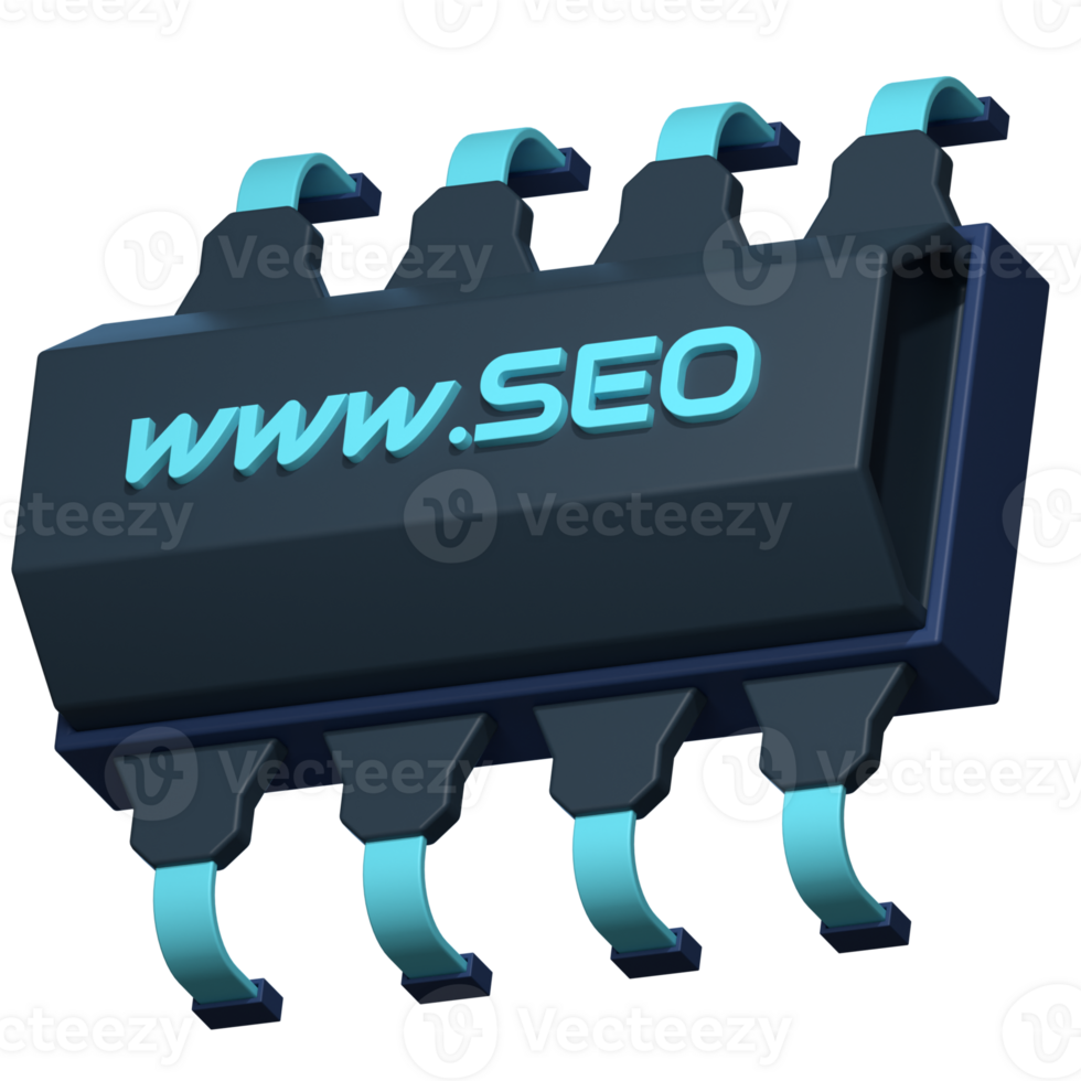 3d ilustração seo png