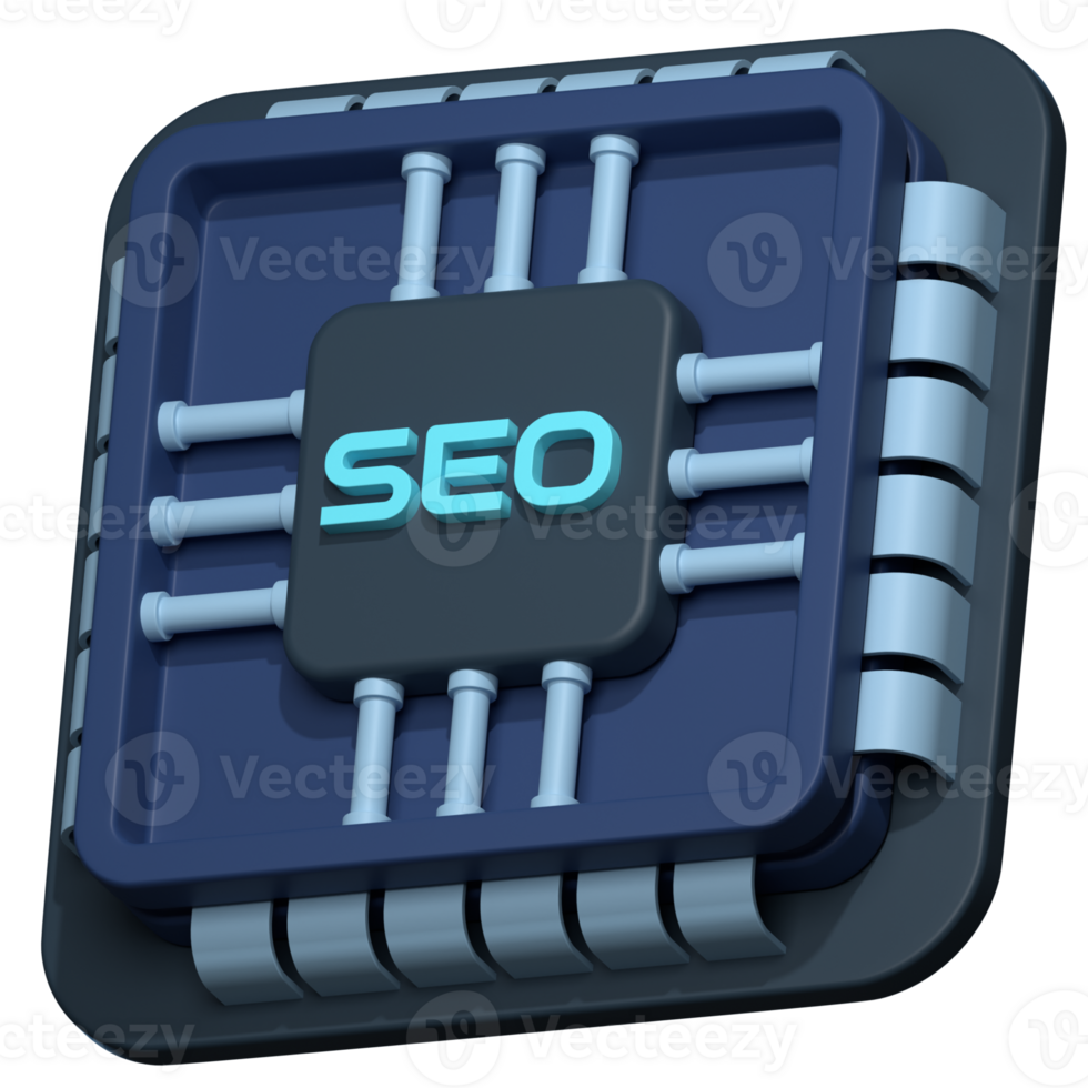 3d ilustração seo png