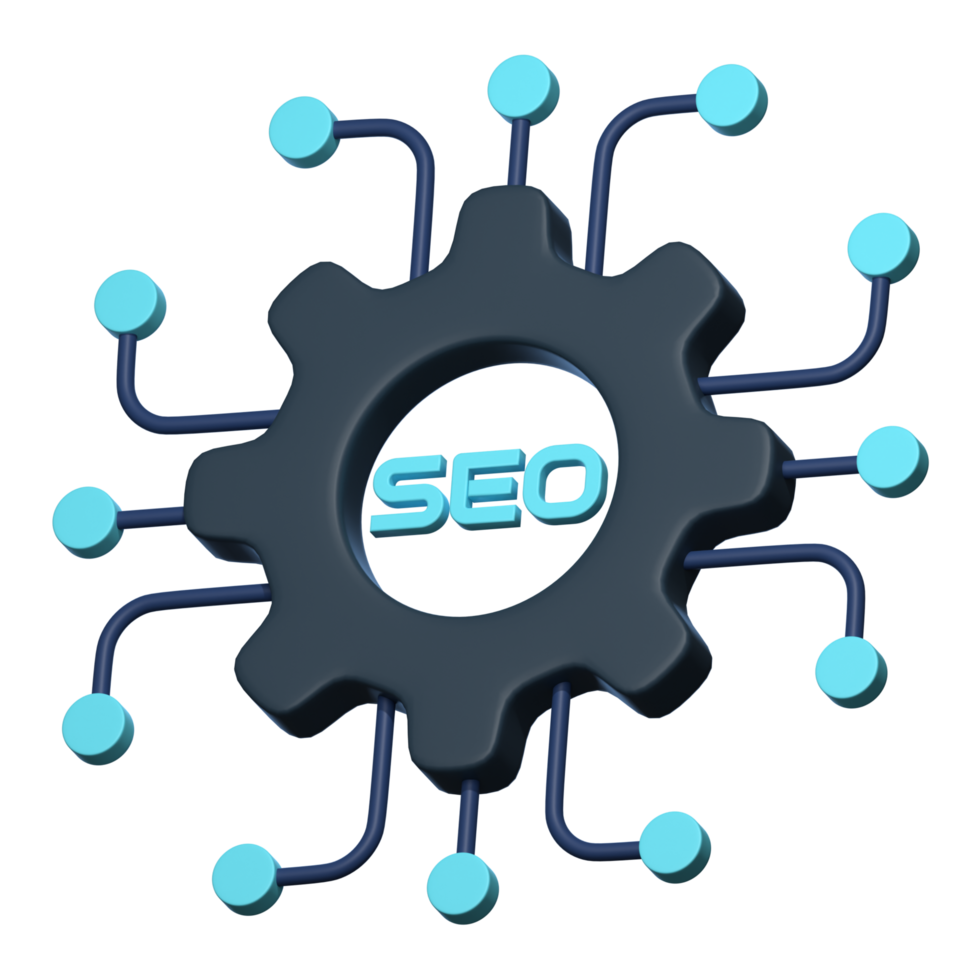 3d ilustração seo png