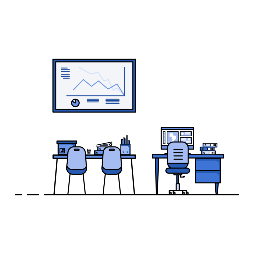 plano Projeto do trabalhando mesa com computador, Área de Trabalho, equipamento. trabalhando escrivaninha com mesa, cadeira, livro png