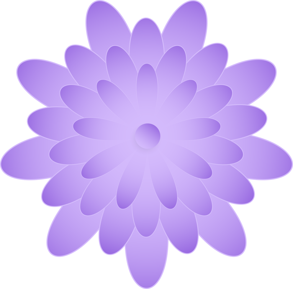 Flower, Element of floral paper cut. Paper cut of flower shape and spring symbol. png