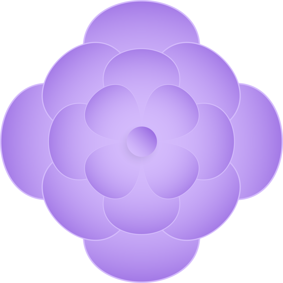 Flower, Element of floral paper cut. Paper cut of flower shape and spring symbol. png