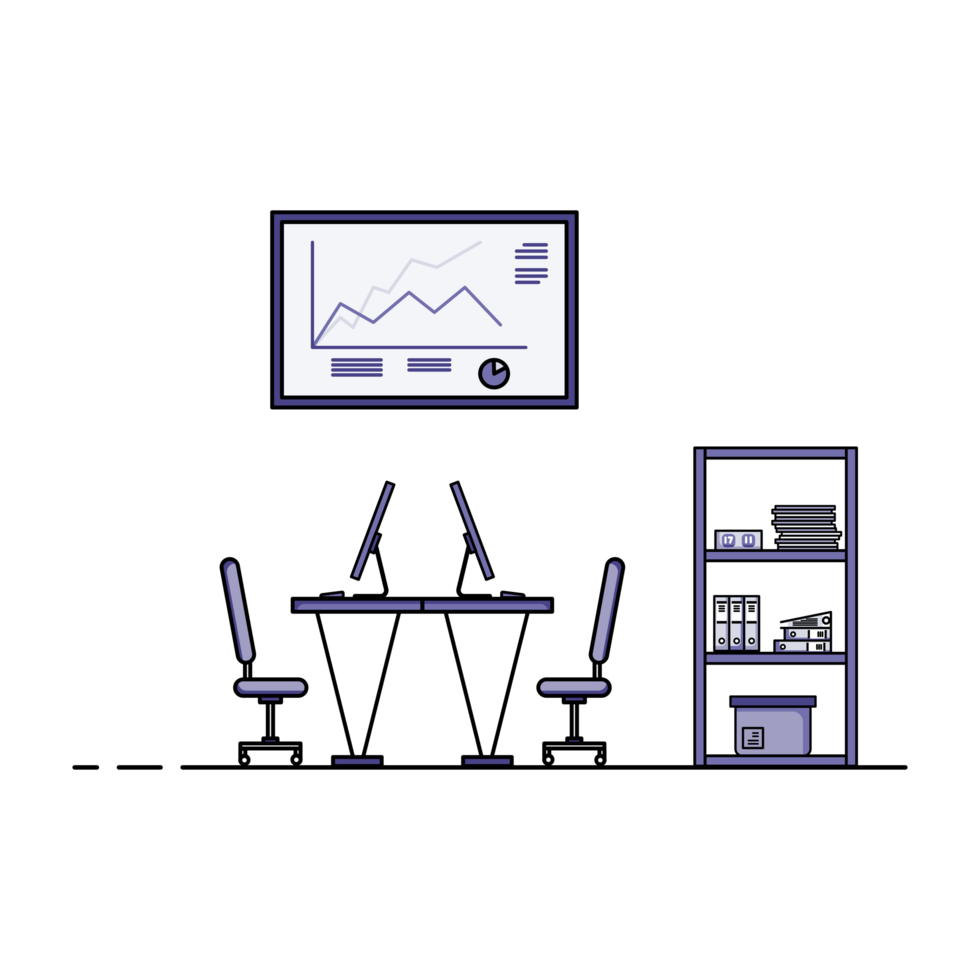 plano Projeto do trabalhando mesa com computador, Área de Trabalho, equipamento. trabalhando escrivaninha com mesa, cadeira, livro png