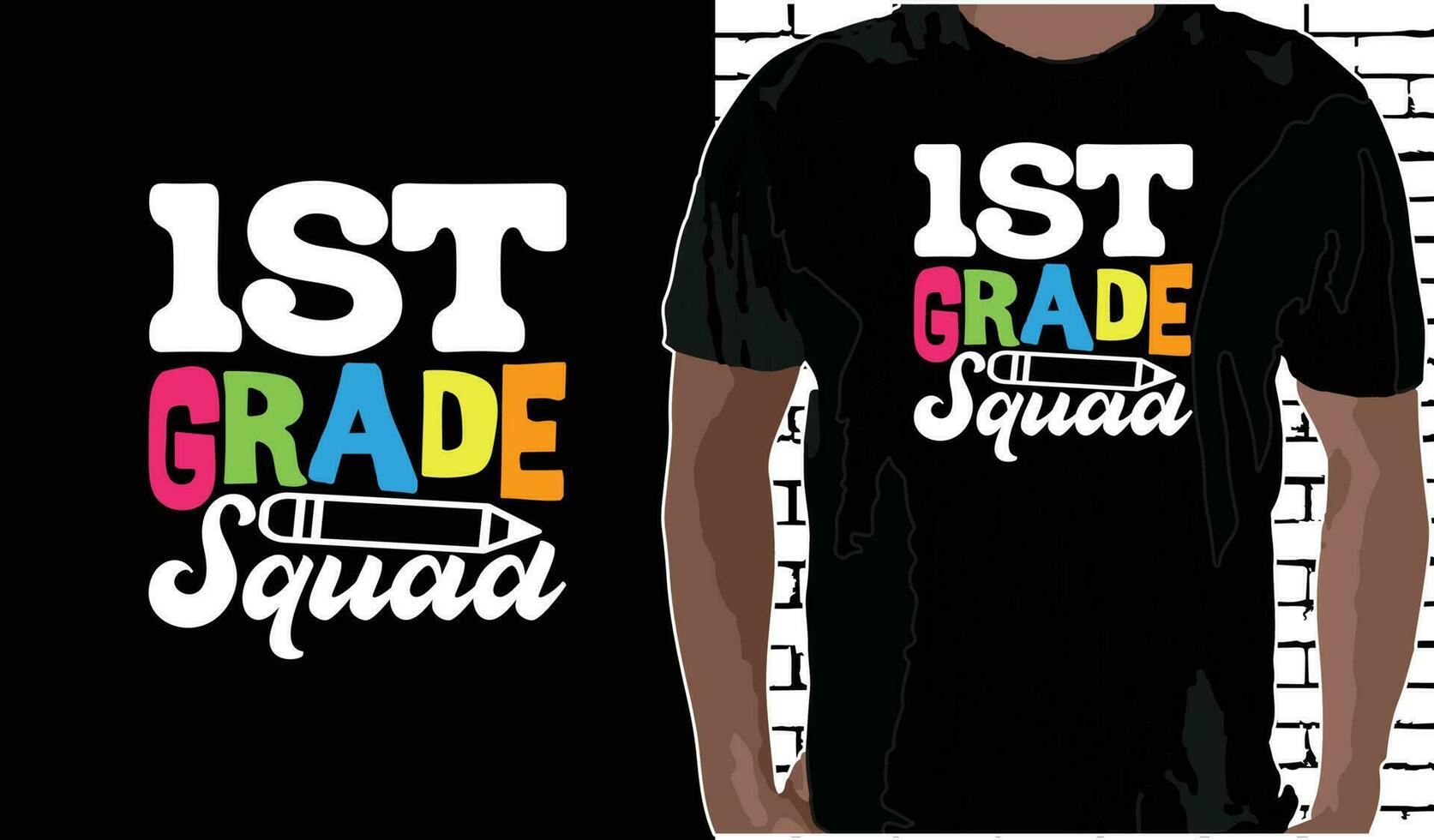 Primero grado equipo t camisa diseño, citas acerca de espalda a escuela, espalda a colegio camisa, espalda a colegio tipografía t camisa diseño vector