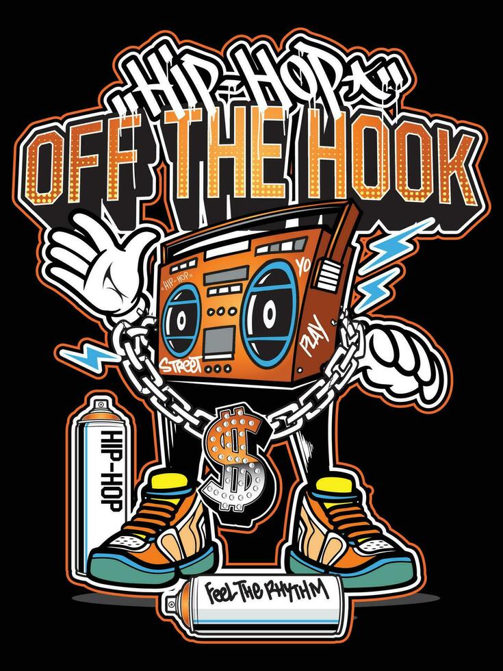 Graffiti art Urban vector illustration. Graffiti design artwork.