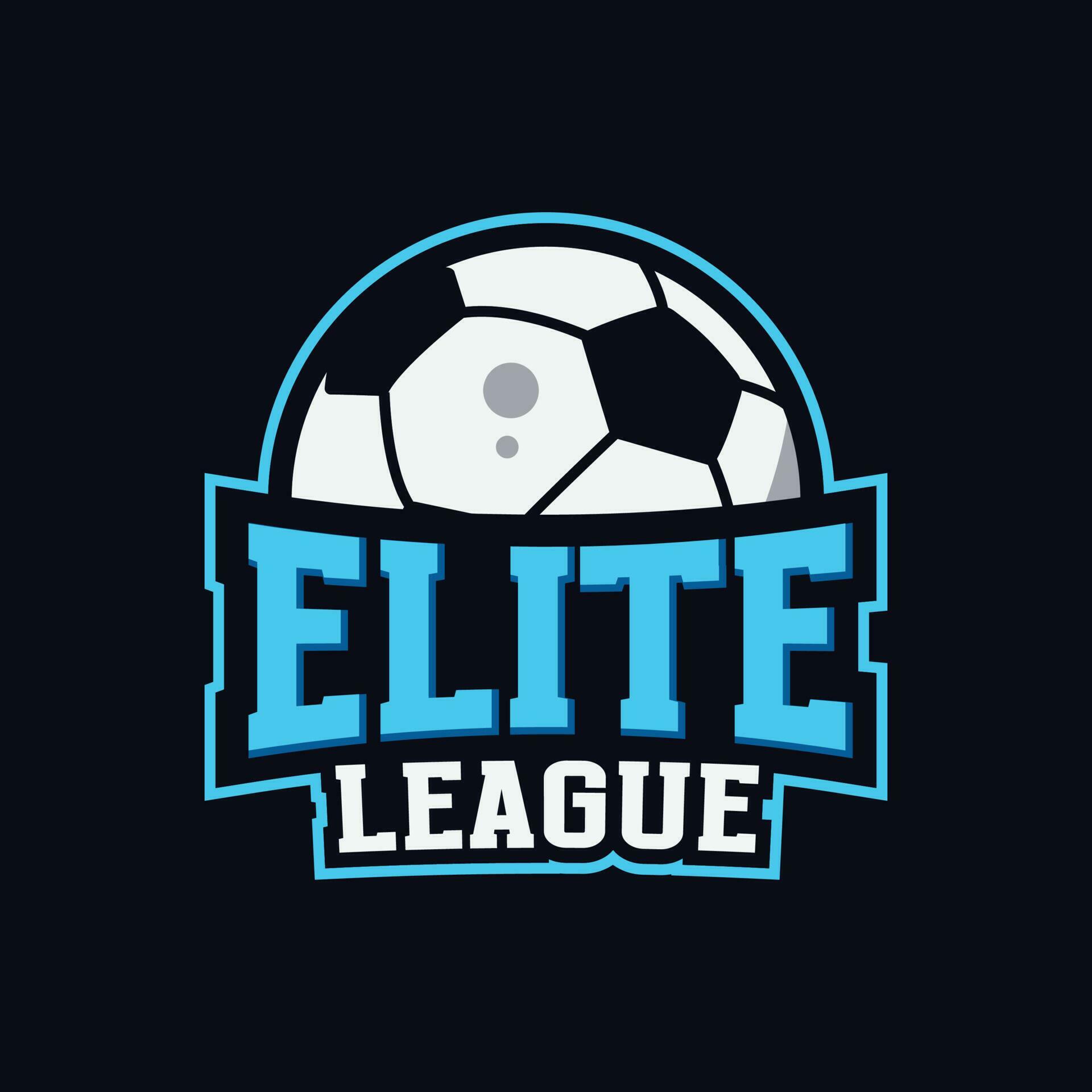 Vector soccer elite tournament logo design template, event