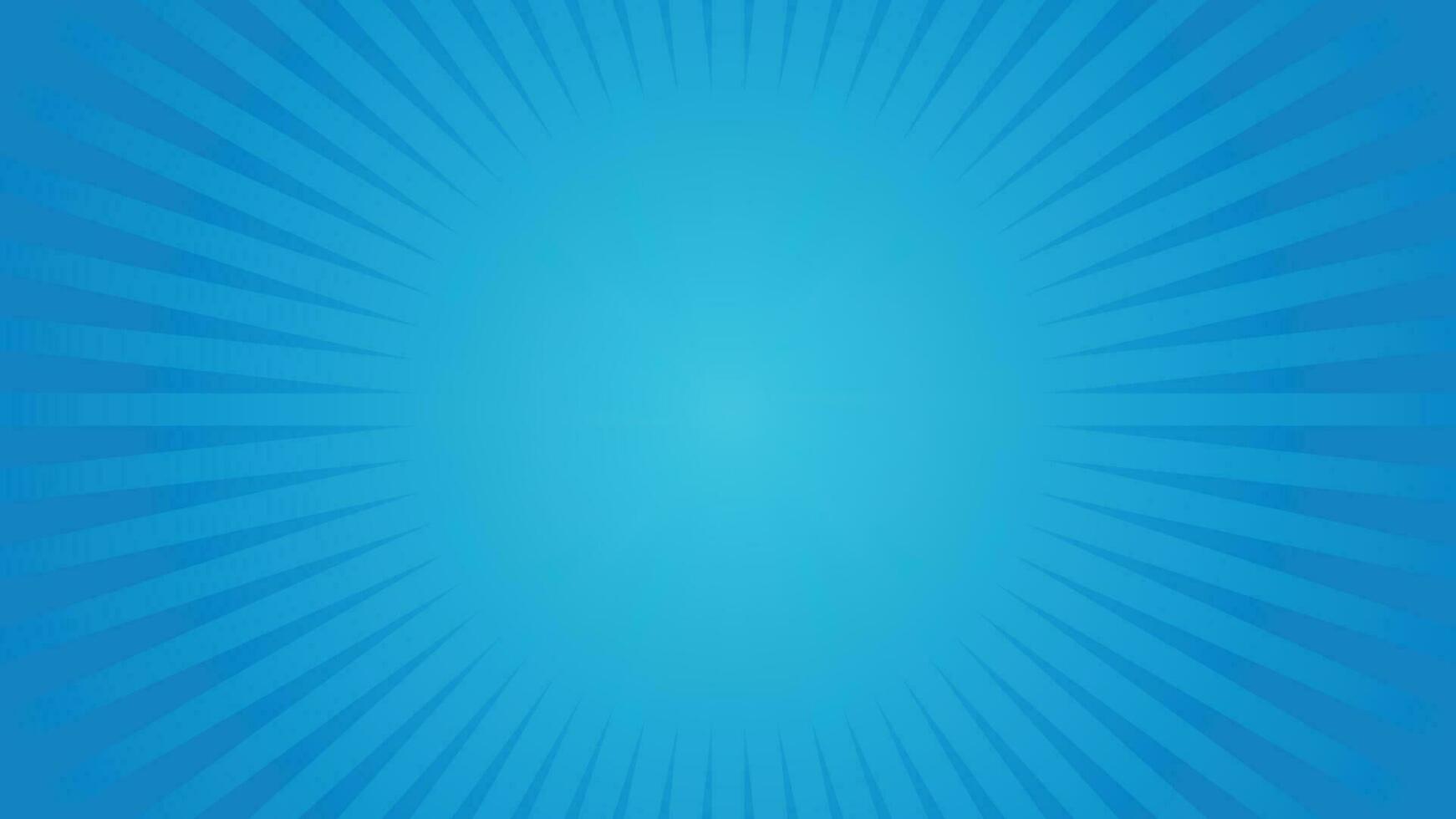 blue burst lines vector background, glowing lines zoom out effect background