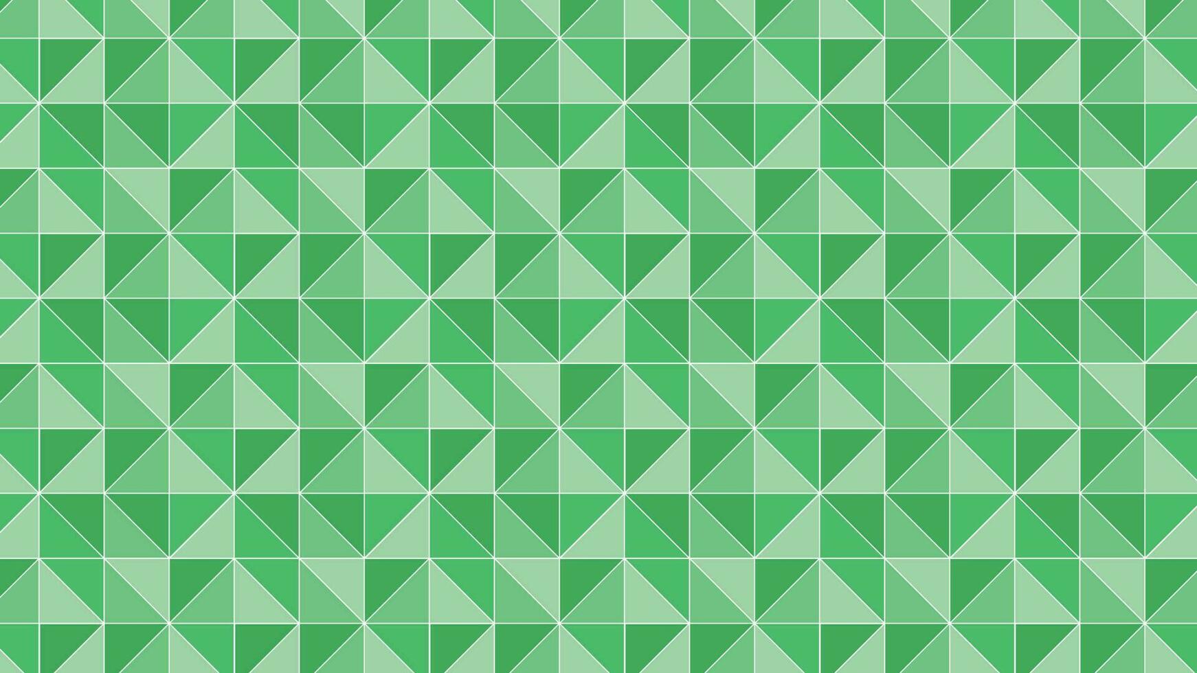 Green diamond pyramids Vector abstract tiled seamless pattern background with pyramids, geometric shapes vector background