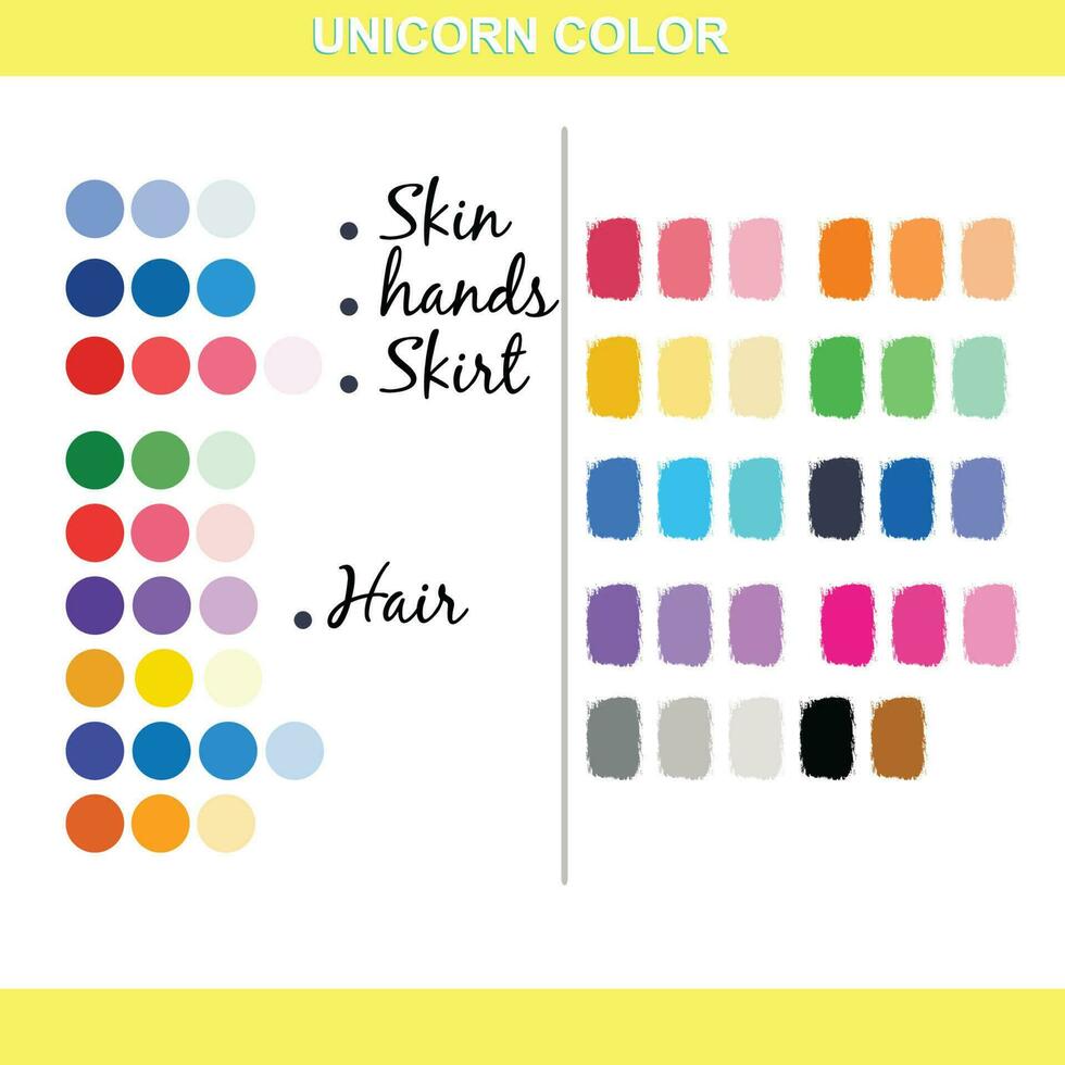 The Rise of Colorful Unicorn Coloring Pages, Cute Color vector