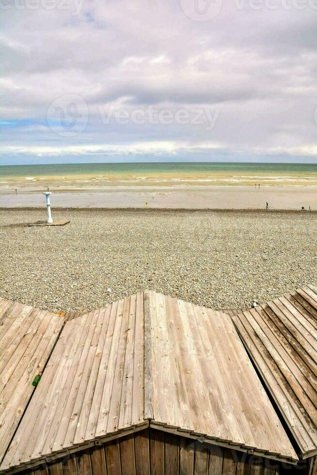 Scenic beach view photo