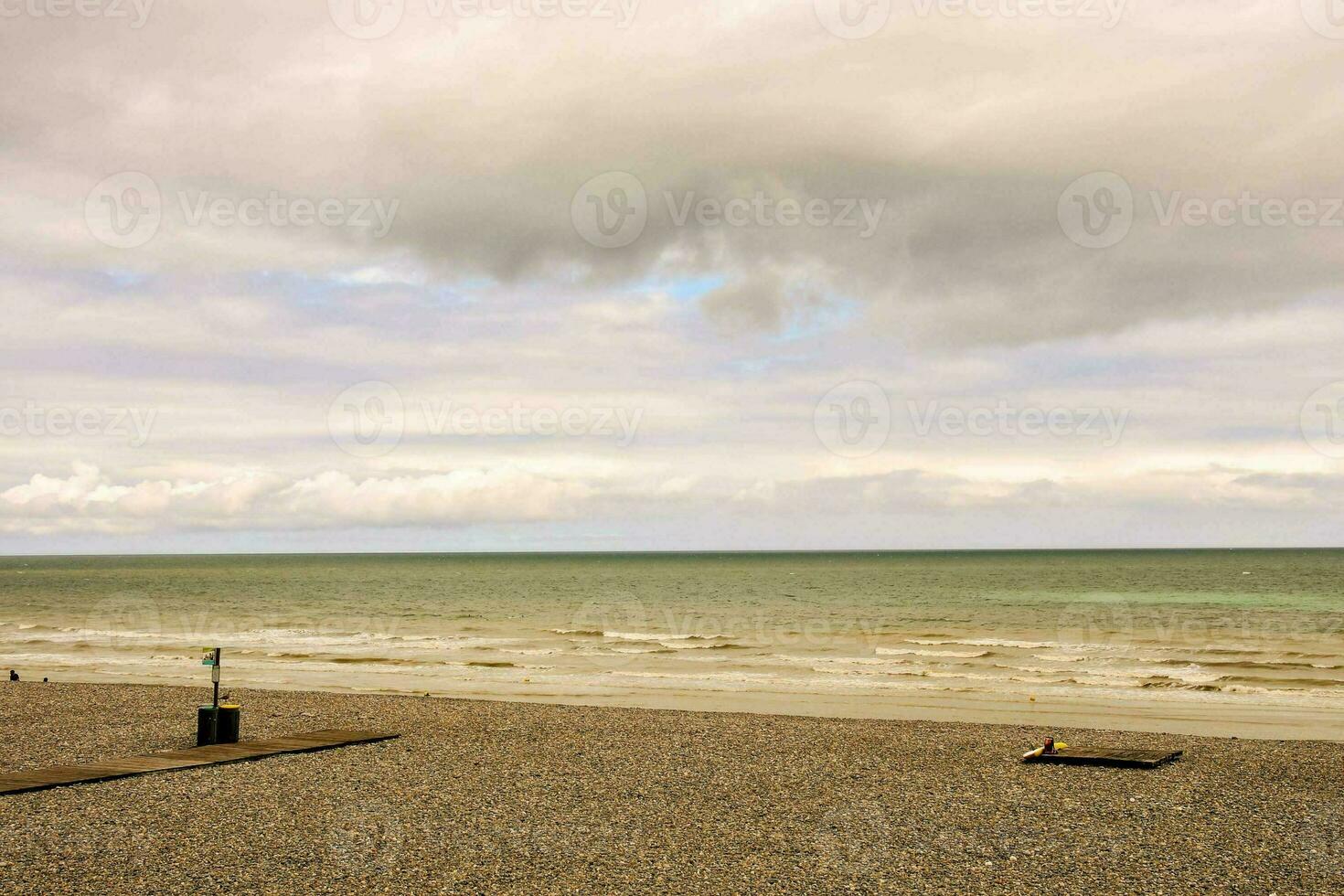 vista panorámica de la playa foto