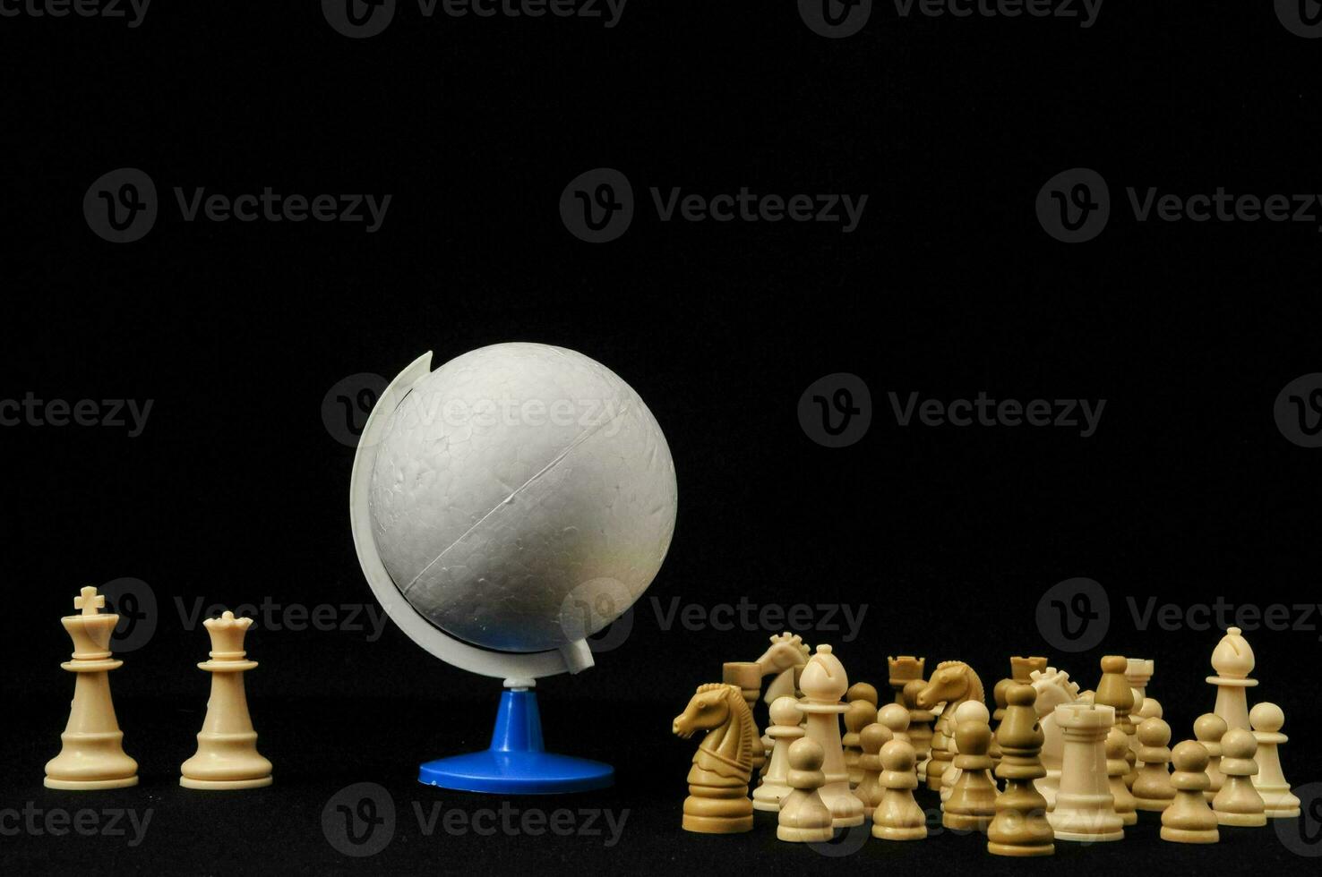 Chess pieces close-up photo