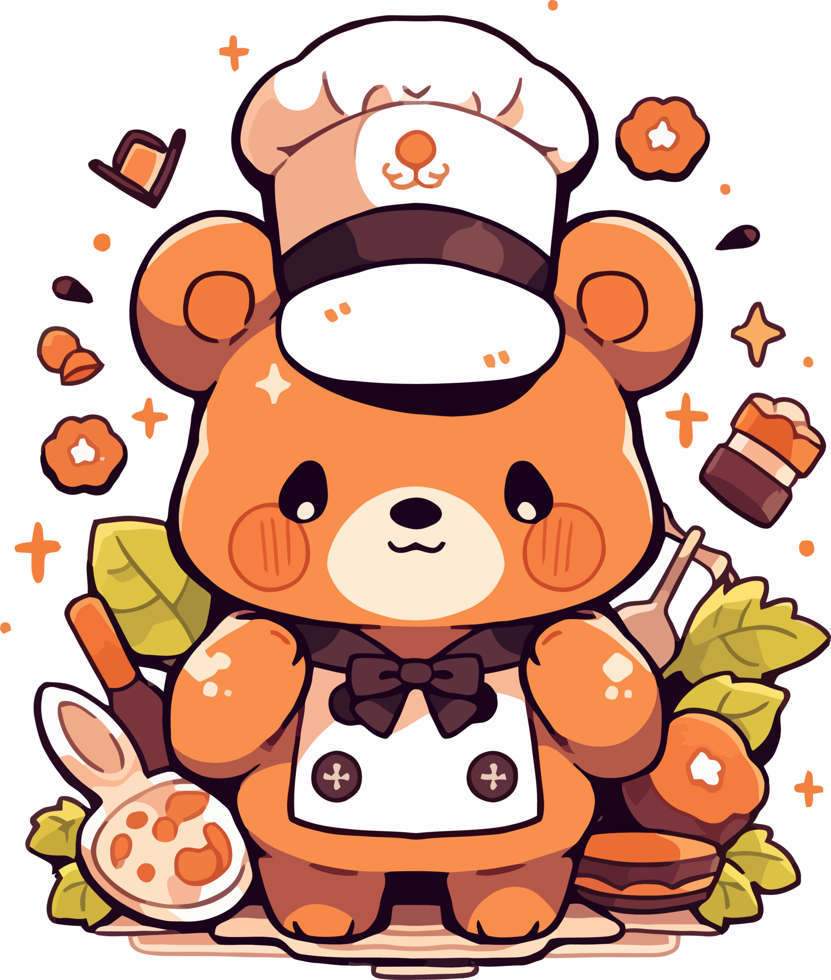 a-cute-little-bear-in-a-chef-hat-stands-in-front-of-some-sweets-ai