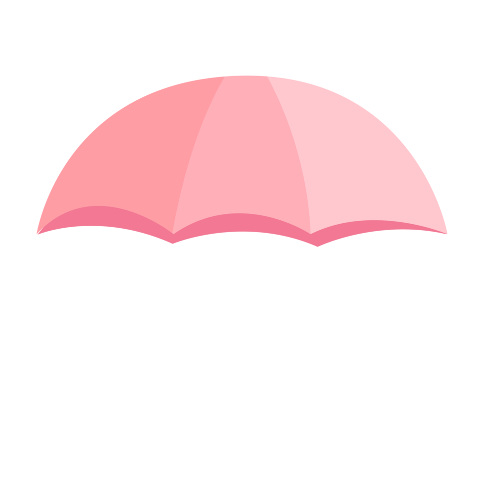 brillante pastel rosado paraguas png