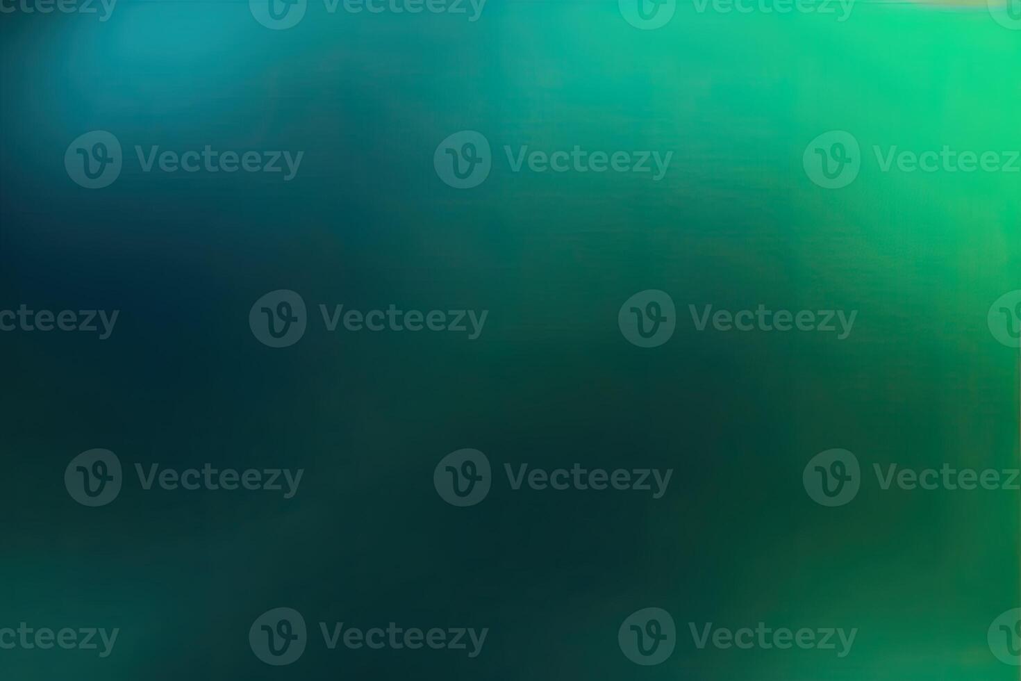 green abstract background with beautiful bokeh and rays of light. photo