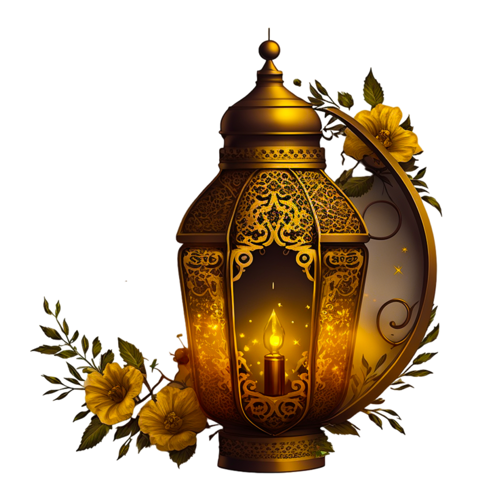 3d Ramdan Kareem Lantern. png