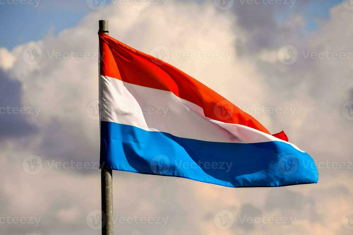 Netherlands waving flag photo