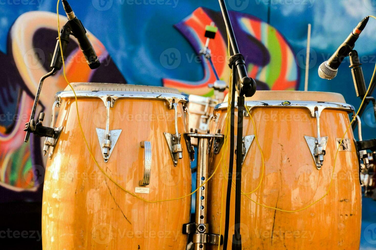 Instrumental drum set photo