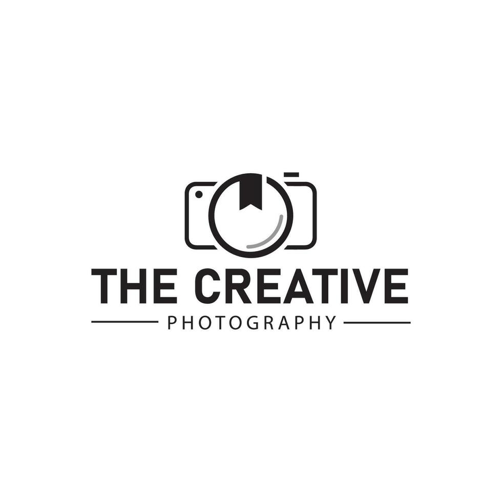 el creativo fotografía moderno logo diseño modelo vector