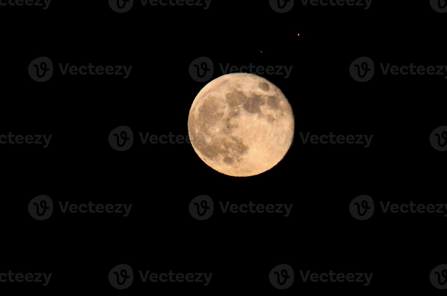 Full moon close-up photo