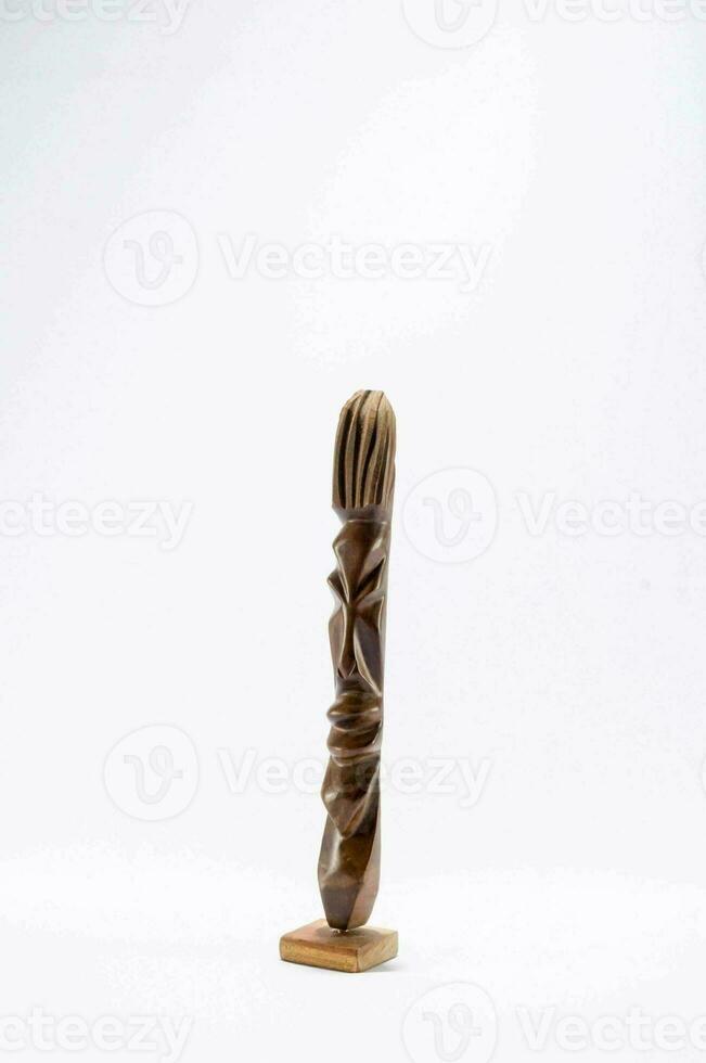 African traditional wooden Statue photo