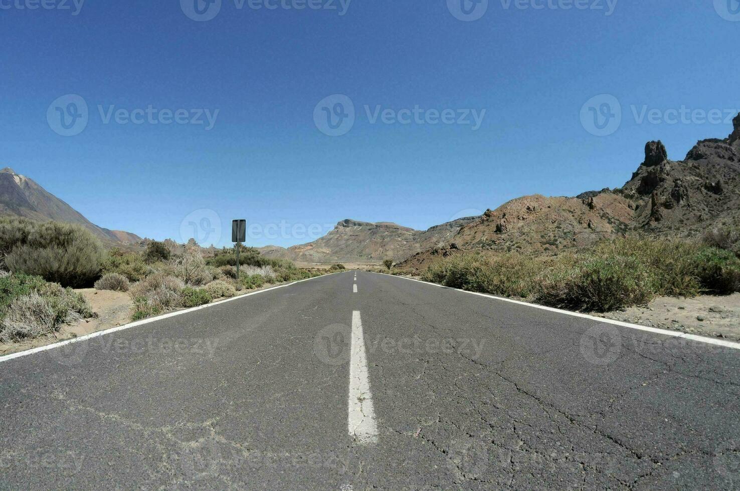 Scenic road view photo