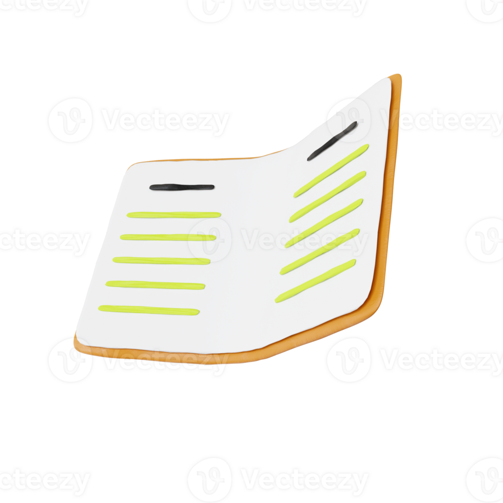 libro 3d illustrazione png