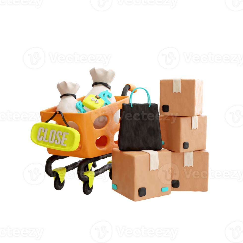3d Online Shopping png