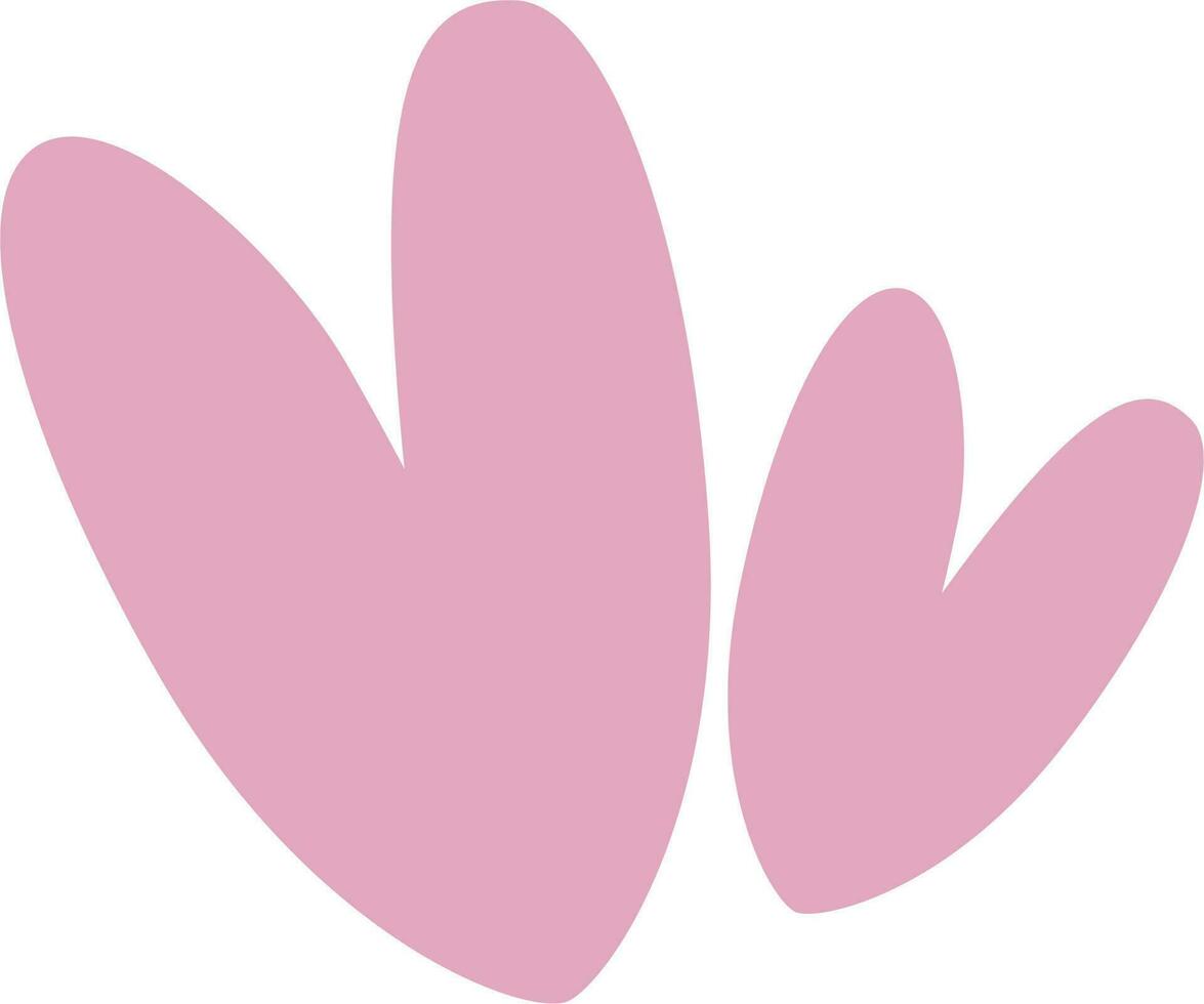 Two love twin hand drawn vector