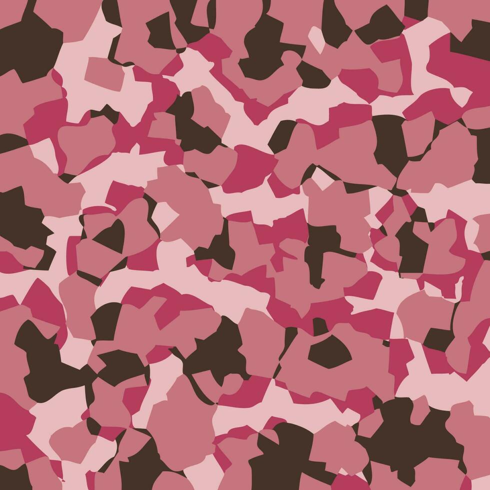 Camouflage abstract background graphic design, camo pink colors pattern seamless vector illustration