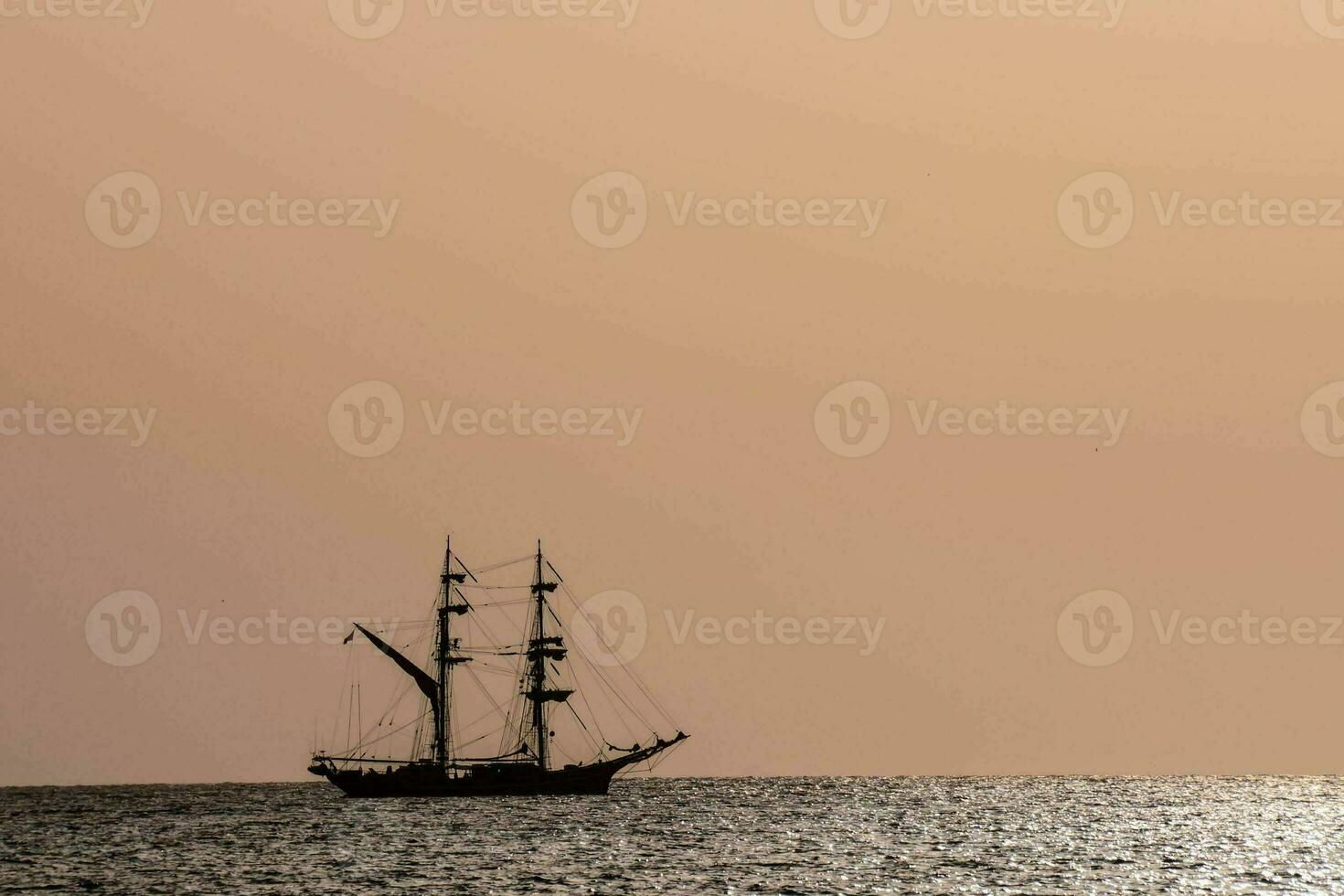 View with boat sailing photo