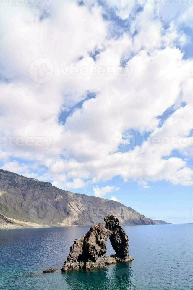 Scenic sea water view photo