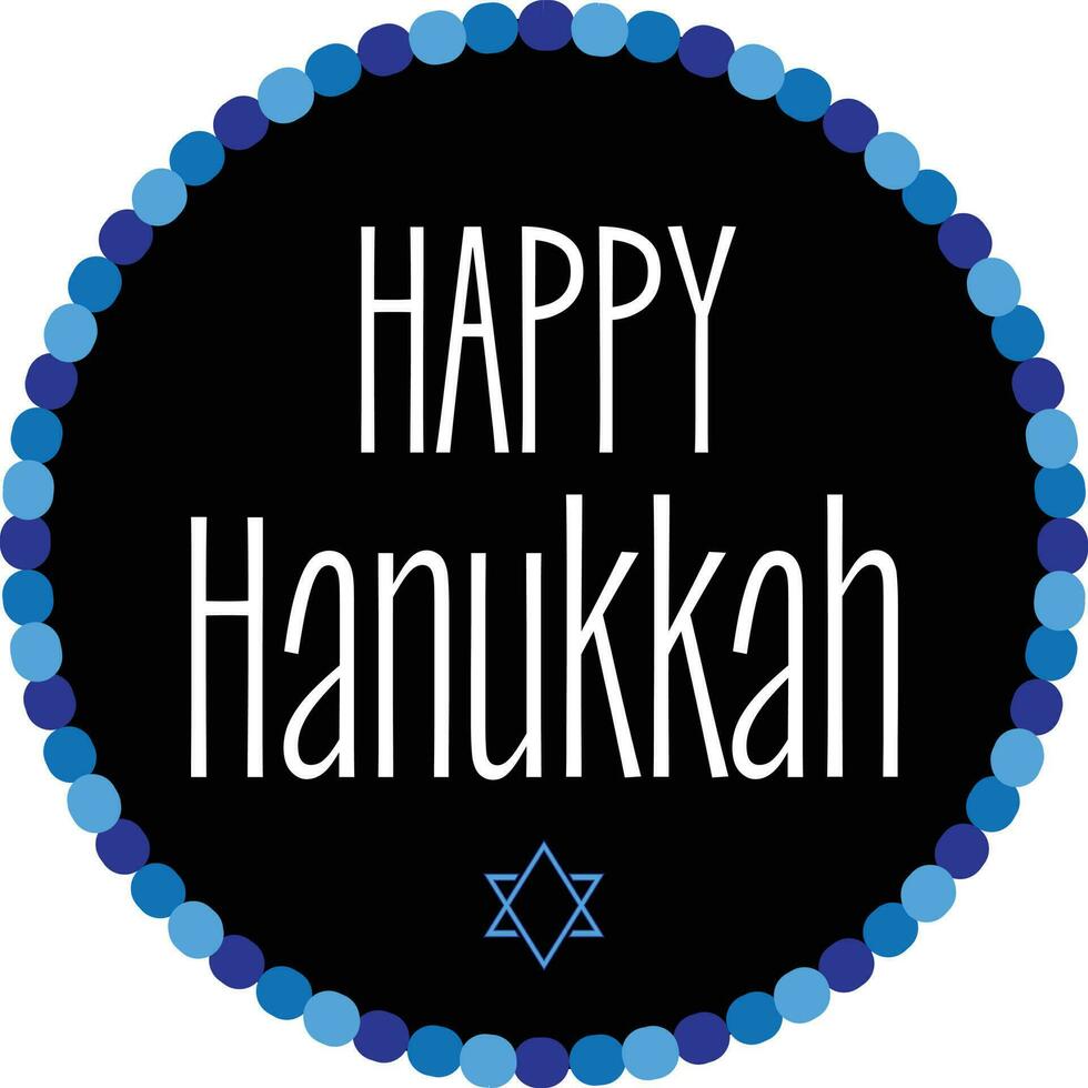 Happy Hanukkah Holiday vector