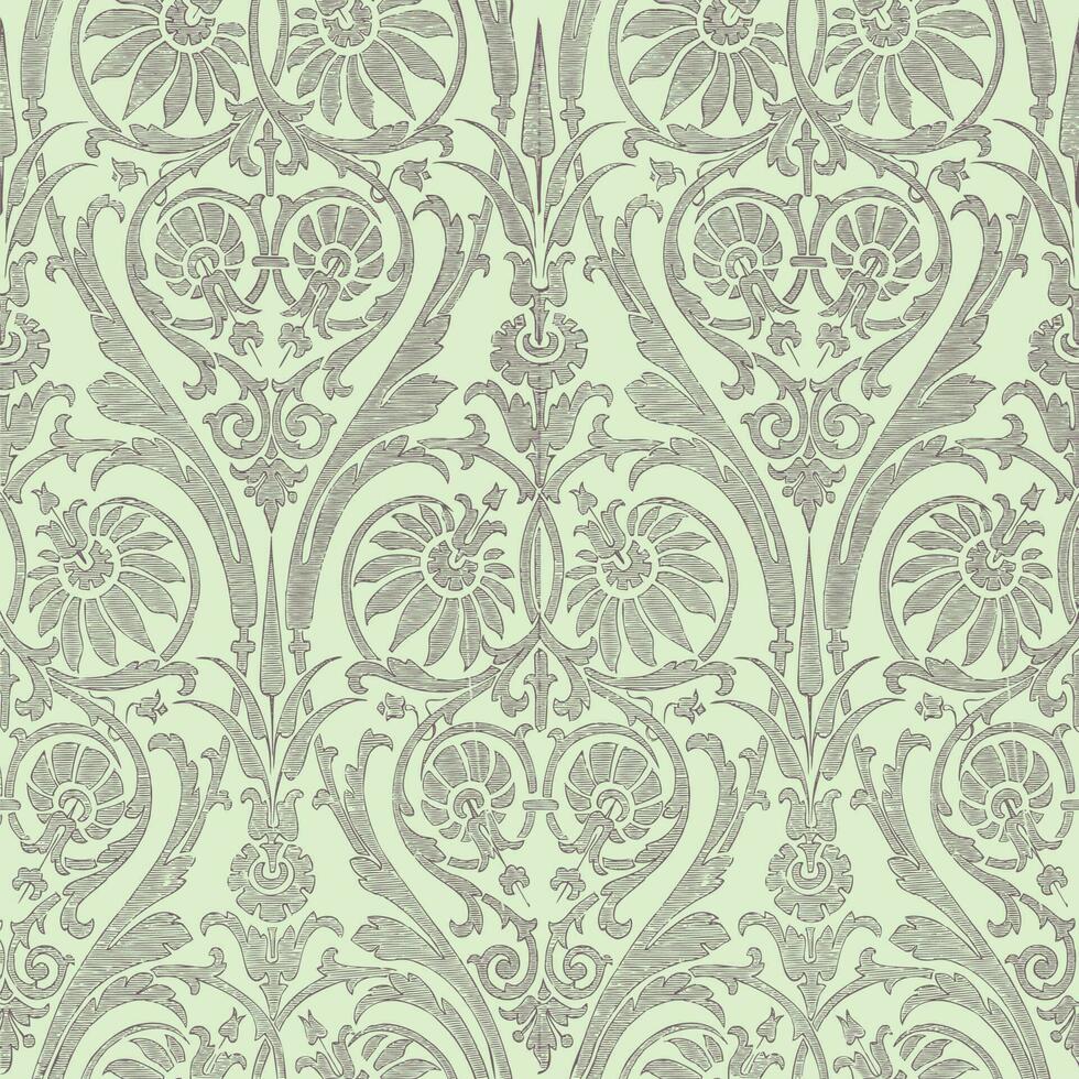 Oak Filigree Wallpaper 215701 by Sanderson in Copper Graphite buy online  from the rug seller uk