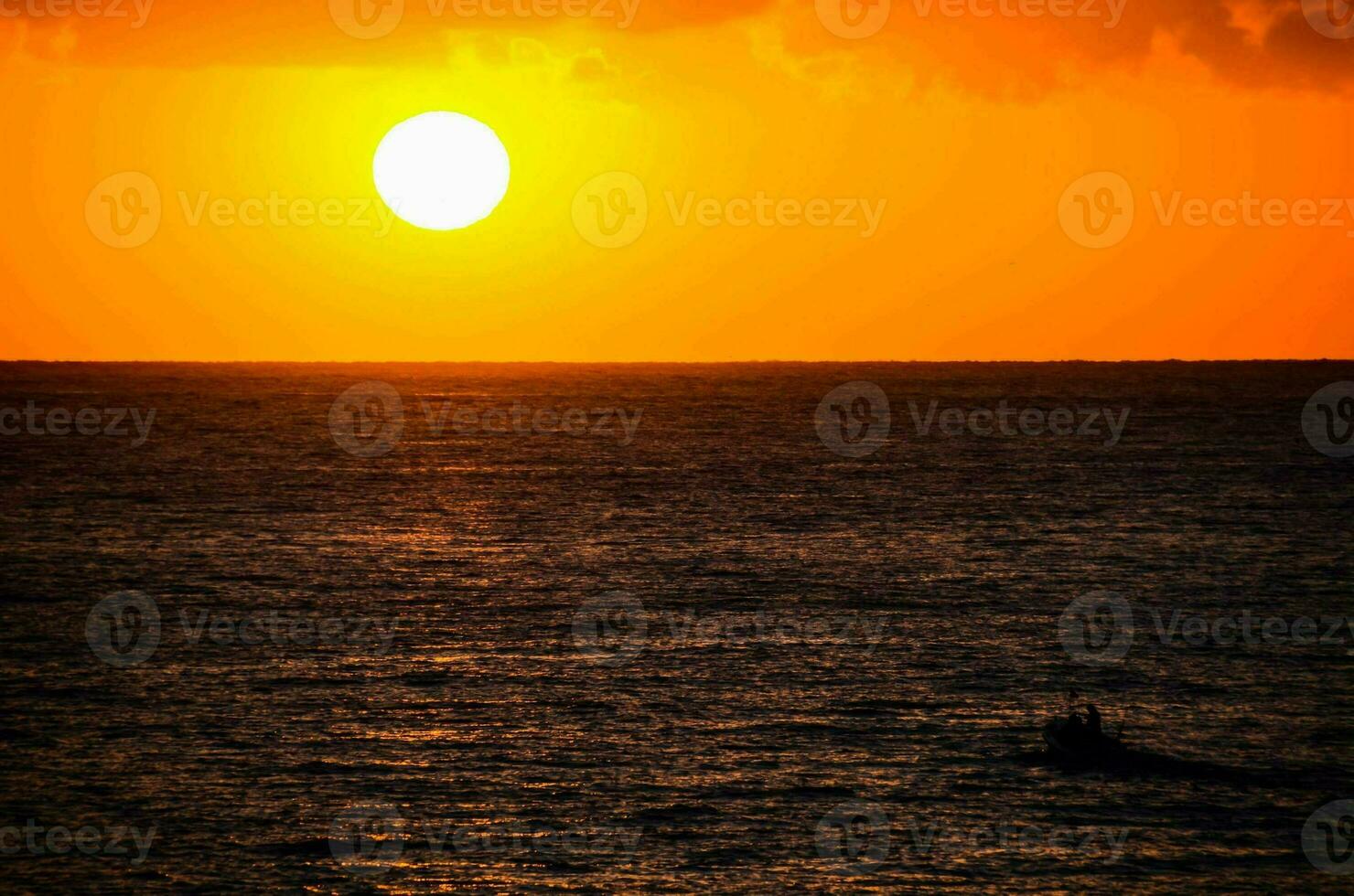Scenic view of the ocean photo