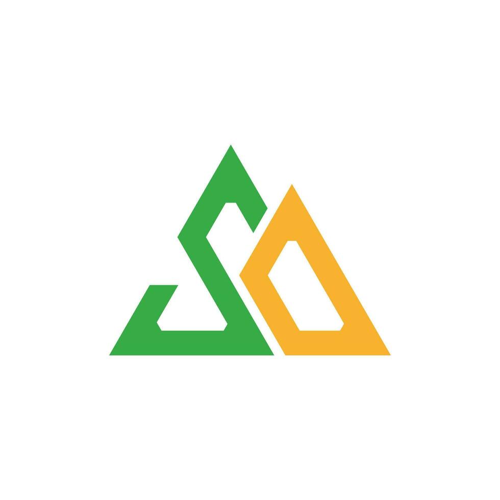 Letter SD Logo template vector