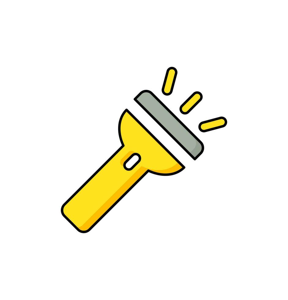 flashlight icon vector