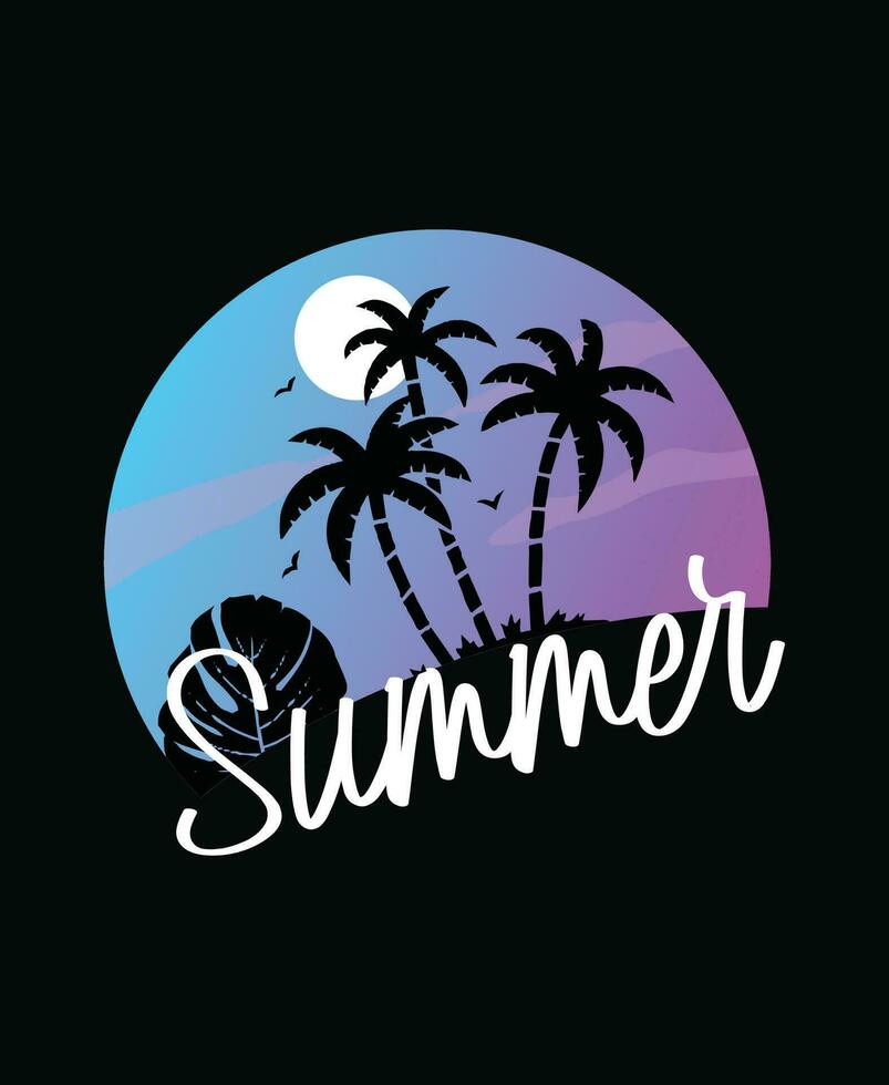 Summer t shirt template design. vector