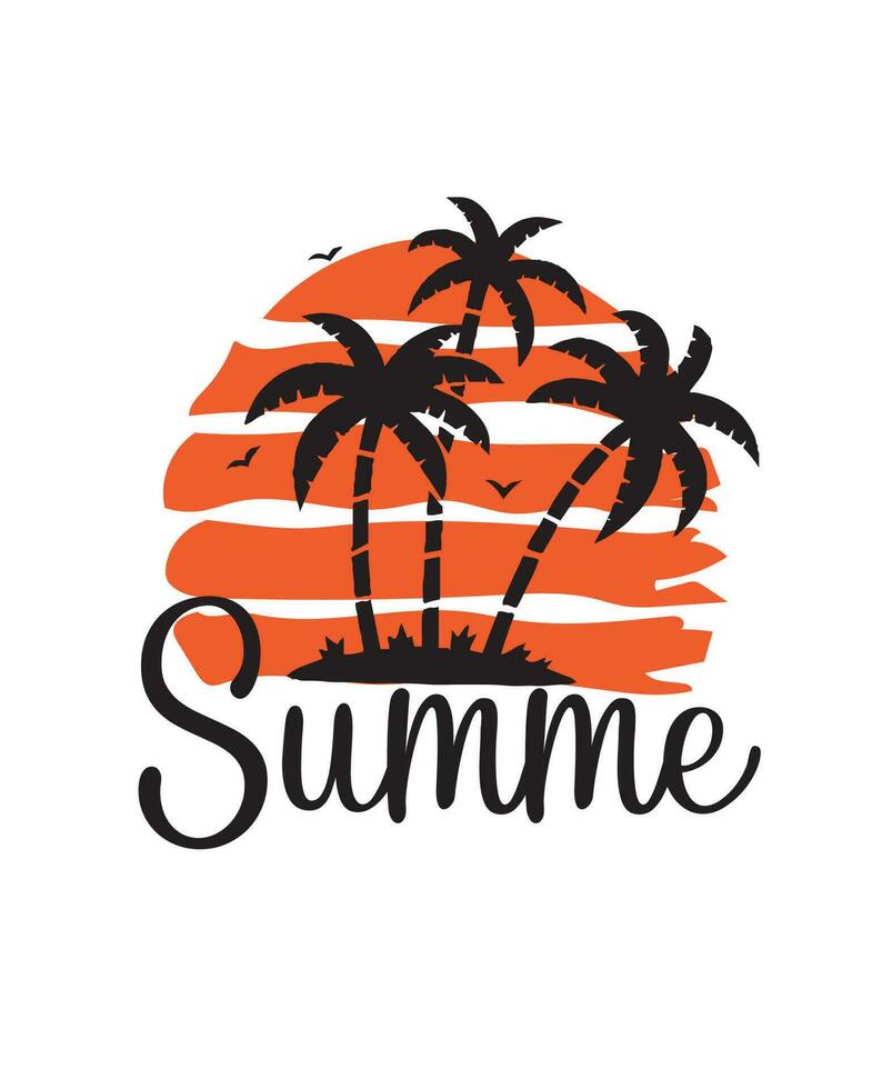Summer t shirt template design. vector
