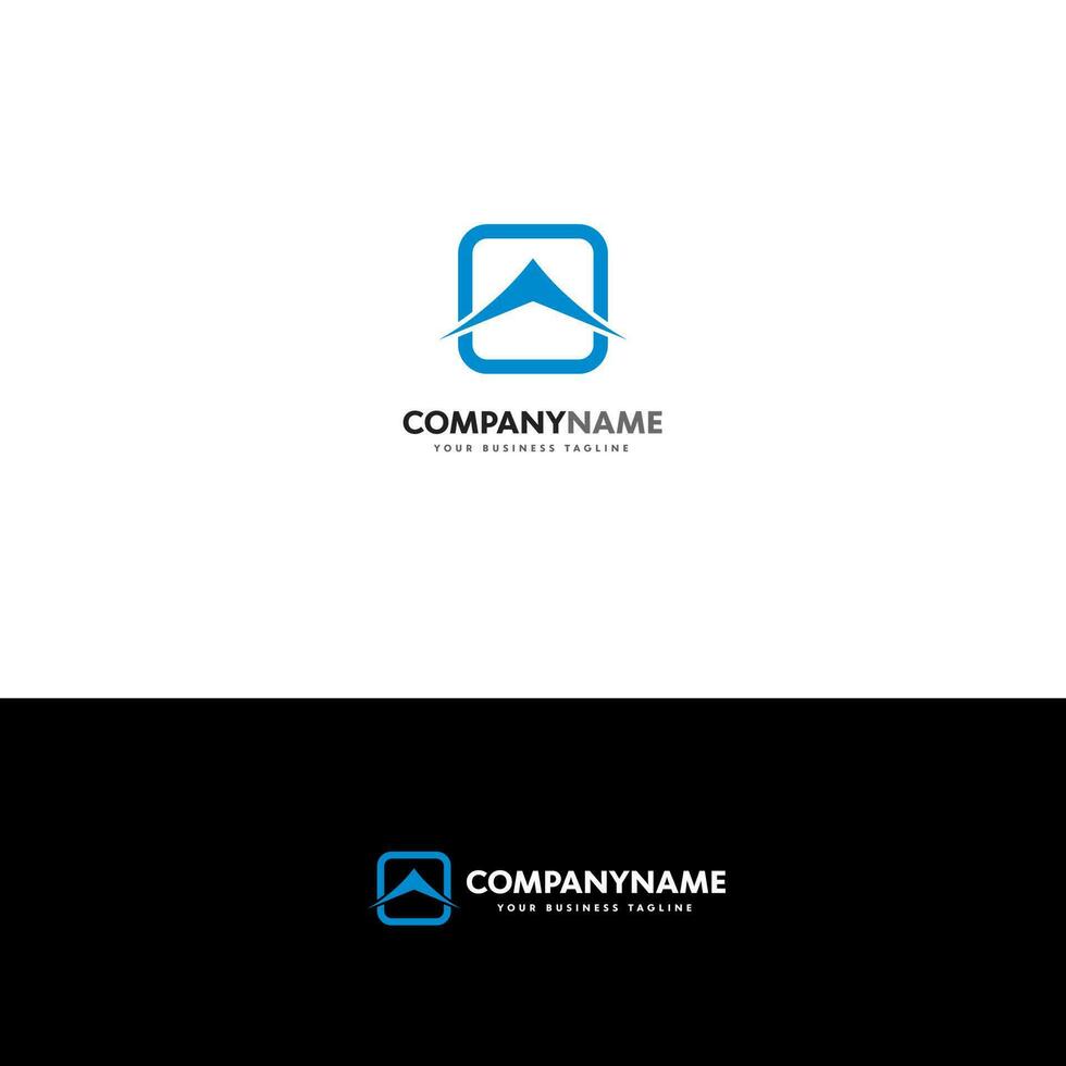 Initial A Elegant Adventure Logo Design, Initial Signature Creative Template vector