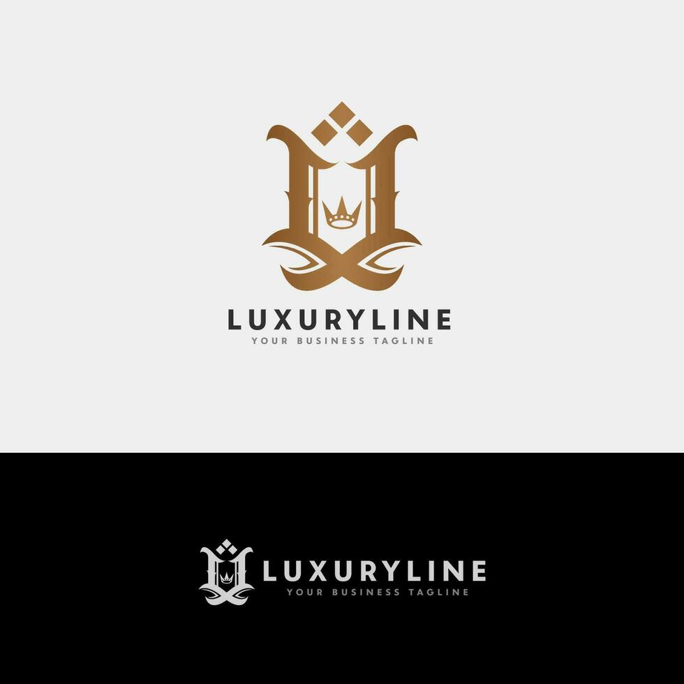 Initial L Elegant luxury Logo Design, Initial Signature Creative Template vector